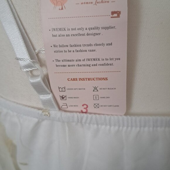 IWEMEK Spaghetti Strap Floral Lace Party Dress Medium NWT - Picture 13 of 15